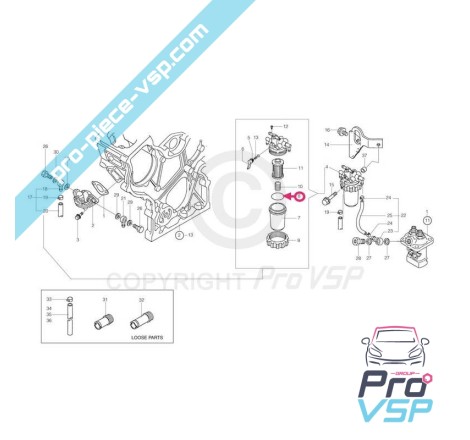 Gasoil tank joint