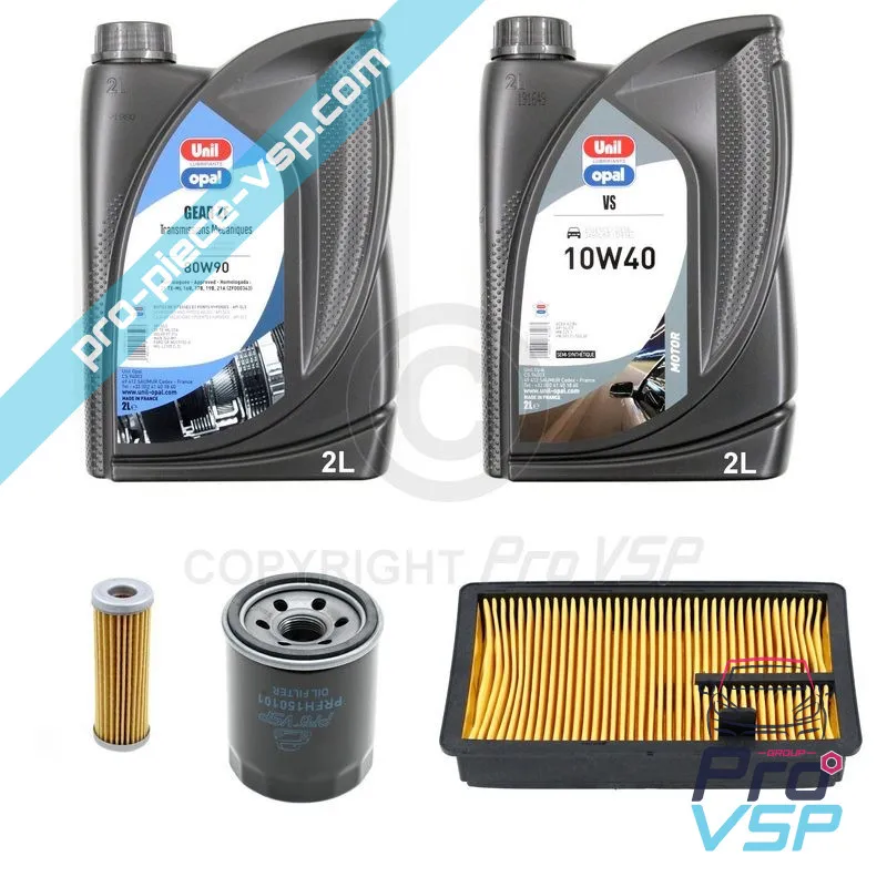 Kitvision für Aixam eher vor 2003 (mit Motoröl und Boxöl)