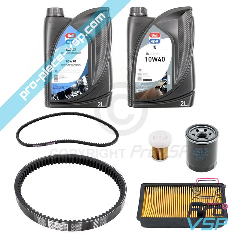 Manutenção de kit com cinto para Aixam 500.4 500.5 A721 A741 A751 City Crossline Roadline Scouty Mega 2