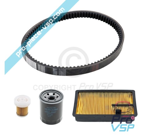 KIT Wartung mit Gürtel für Aixam Mega Phase 1
