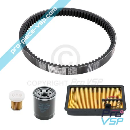 KIT Wartung mit Gürtel für Aixam 500.4 500.5 A721 A741 A751 City Crossline Roadline Scouty Mega 2