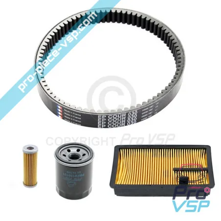 Kit entretien avec courroie pour Aixam 400i 500ut 500sl 500i 500sl 600i A550