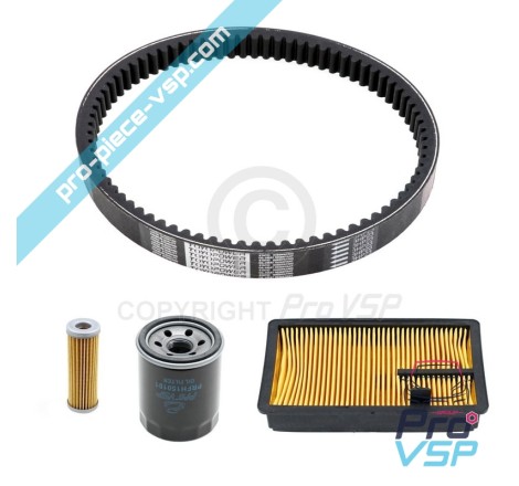 KIT Wartung mit Gürtel für Aixam A540 400it 400 Email/s/die/sl
