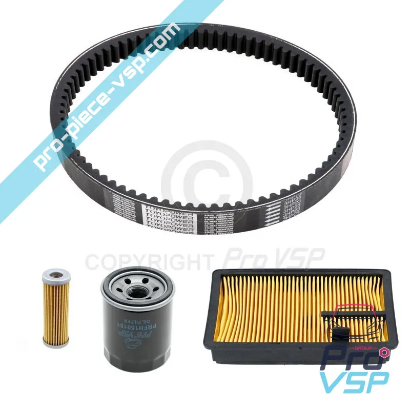 Kit de mantenimiento con cinturón Aixam A540 400it 400 e/s/l/sl