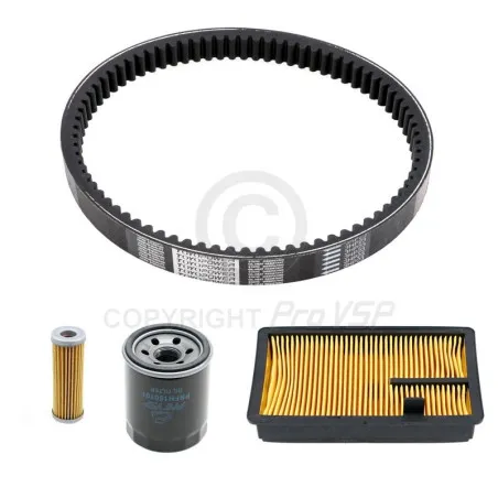 Kit underhåll med bälte för Aixam A540 400it 400 e-post/s/den/sl
