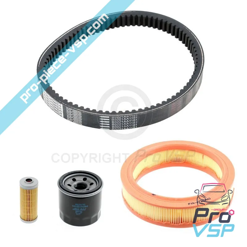 Manutenção de kit com cinto para bellier opale divane jdm titane albizia motor abaca yanmar