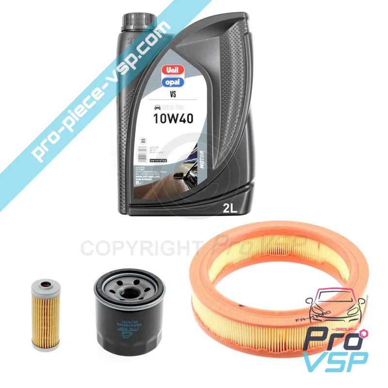 Engine maintenance kit Yanmar Bicylinder e filtro de ar redondo