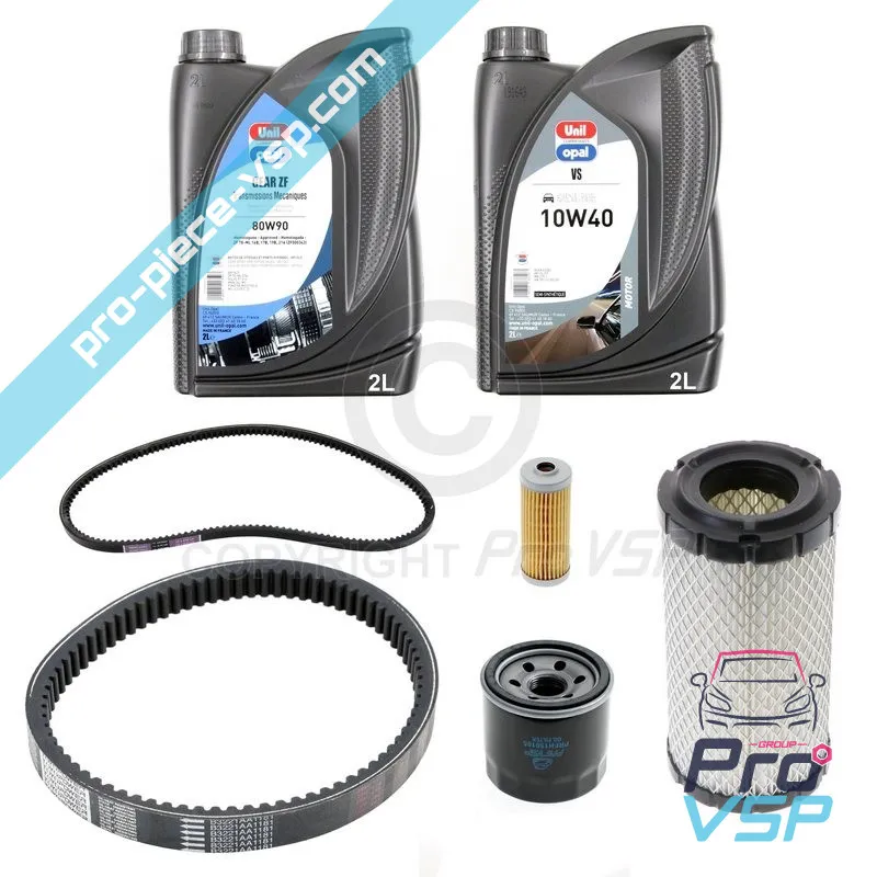 Kit de întreținere completă cu curea pentru microcar mc1 mc2 chatenet barooder MOTOR yanmar