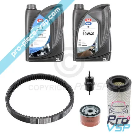 Kit entretien avec courroie pour ligier xtoo 1 2 max