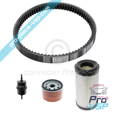 Kit de mantenimiento con cinturón Ligier xtoo 1 2 m