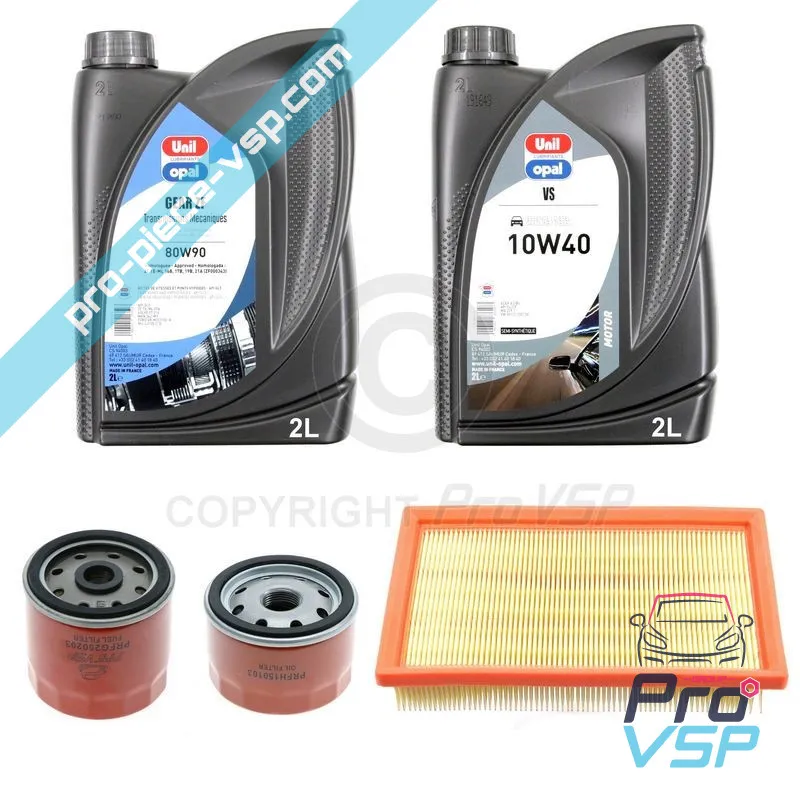 Kit entretien pour moteur lombardini focs