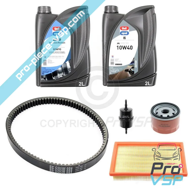 Kit entretien pour erad spacia