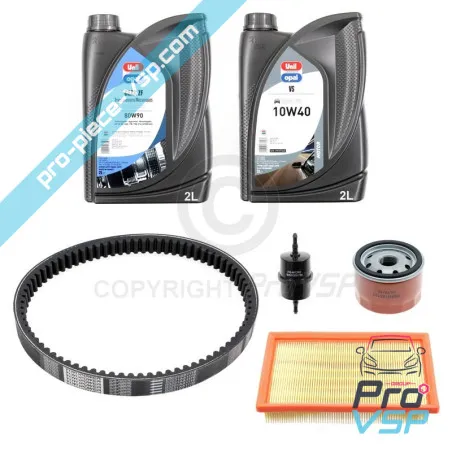 Kit-Interview mit Gurt für Microcar mc1 mc2 chatenet media barooder jdm orane Lombardini-Motor