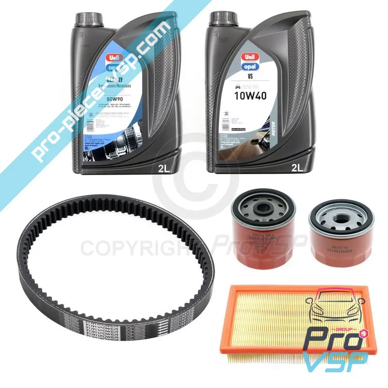 Kit-Wartung mit Gürtel für Ligror 162 ambra