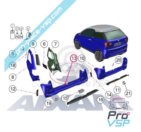 Rear bumper
