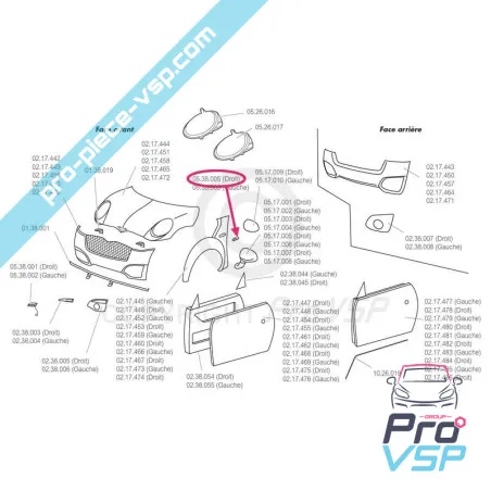 Giusto ripetitore lampeggiante per Chatenet Jdm