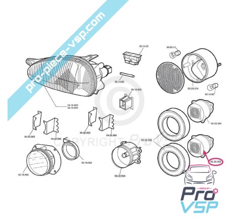 Umkehren Chatenet Speedino , CH26 , CH28 , CH30 , CH32 , Sporteevo , Pick-up , Microcar M8 , Mgo 3 , F8C , Ligier JS RC