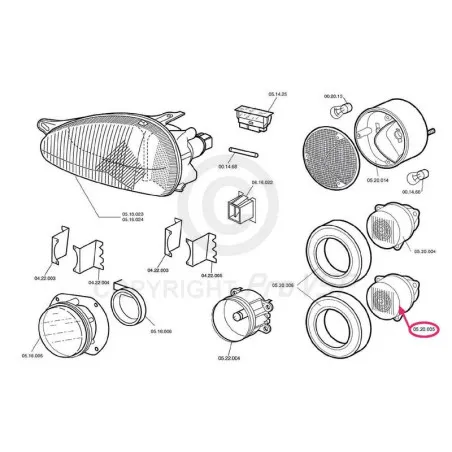 Peruutus Chatenet Speedino , CH26 , CH28 , CH30 , CH32 , Sporteevo , Pick-up , Microcar M8 , Mgo 3 , F8C , Ligier JS RC