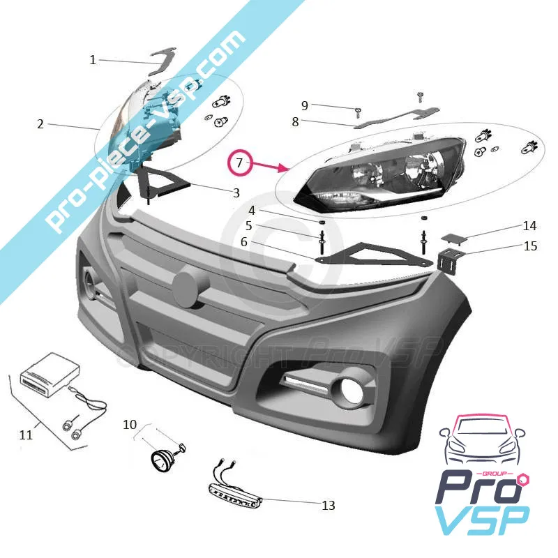 Linker Leuchtturm für Casalini M14