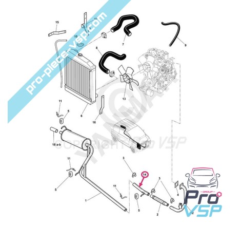 Exhaust binding tube