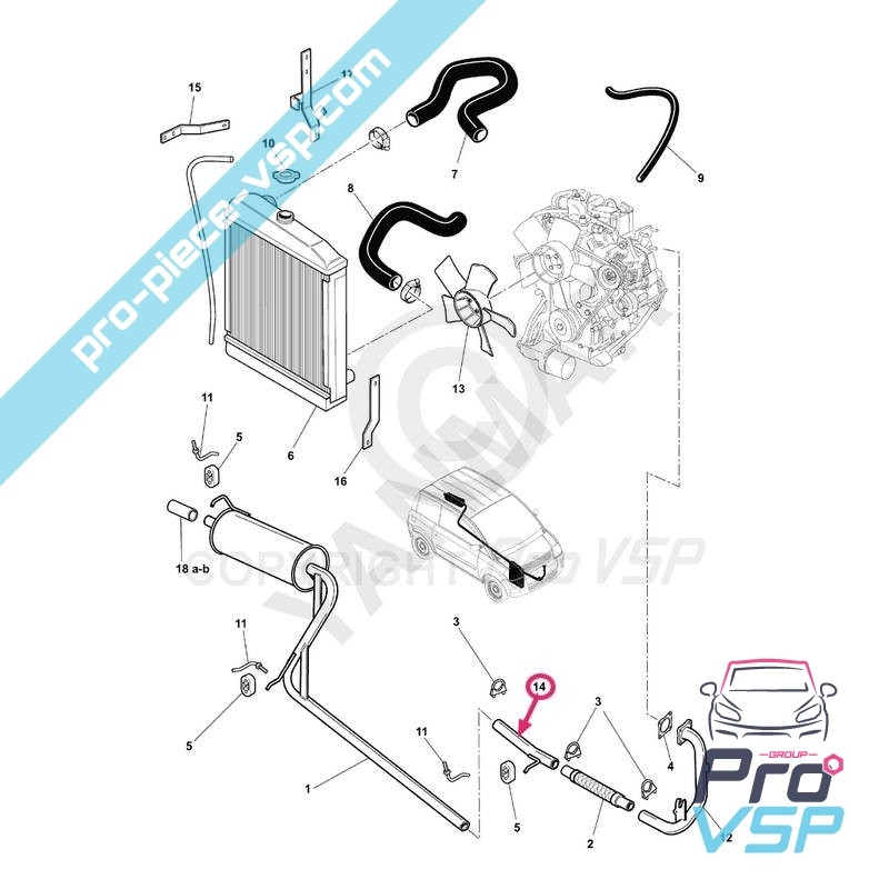 Exhaust binding tube