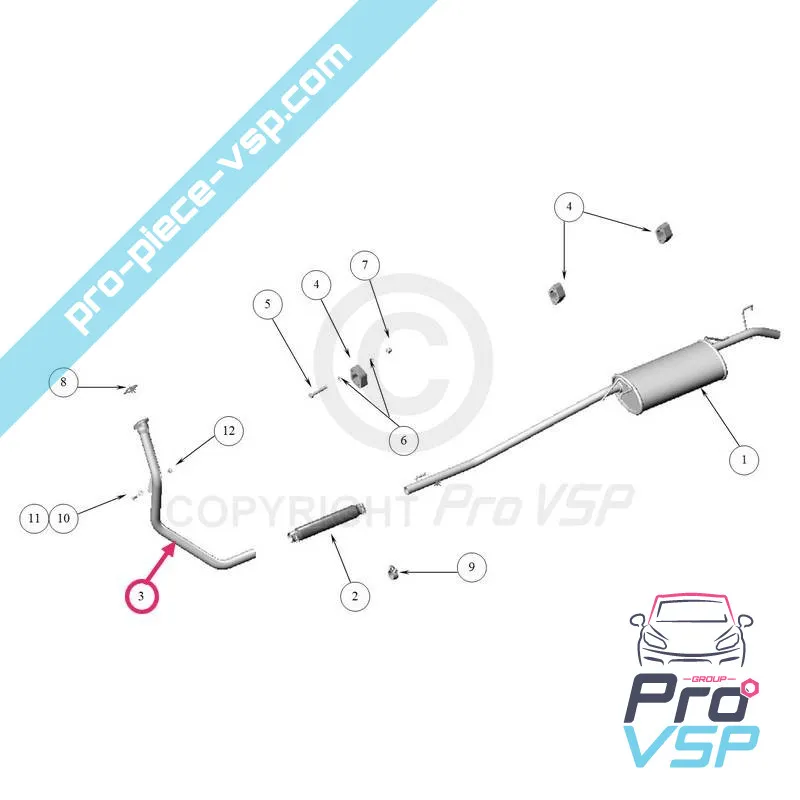 Exhaust manifold for Ligier Nova 2nd editing, Be-up 1st assembly
