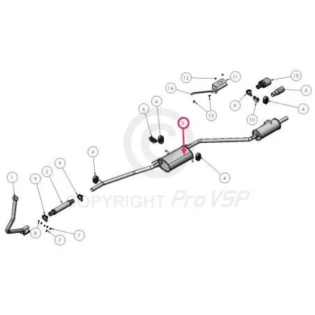 Echappement silencieux pour Ligier Xtoo Max