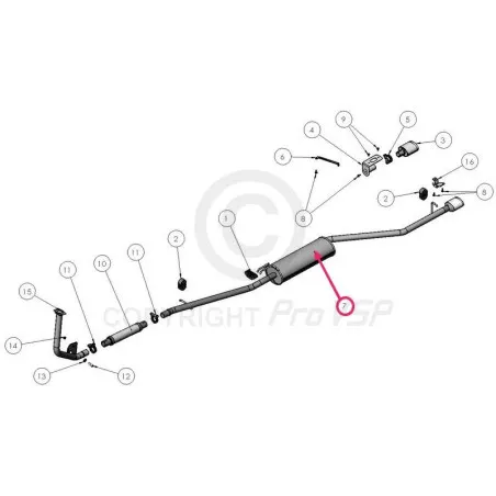 Echappement silencieux pour Ligier Xtoo S et Dué JS42