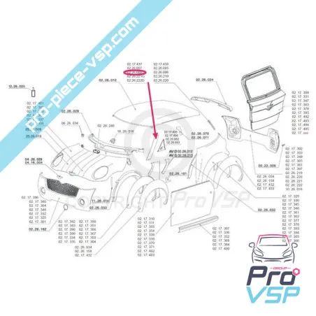 Cantitate de parbriz briza drept negru culoarea lucioasă pentru Chatenet CH26 , CH28 , CH30 , CH32 , Sporteevo , Pick-up