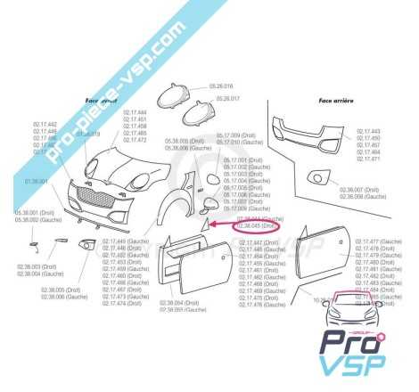 Calçada da porta direita para Chatenet CH26 , CH28 , CH30 , CH32 , Sporteevo , Pick-up (Fase 2)