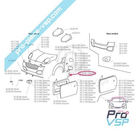 Calçada da porta esquerda para Chatenet CH26 , CH28 , CH30 , CH32 , Sporteevo , Pick-up (Fase 2)