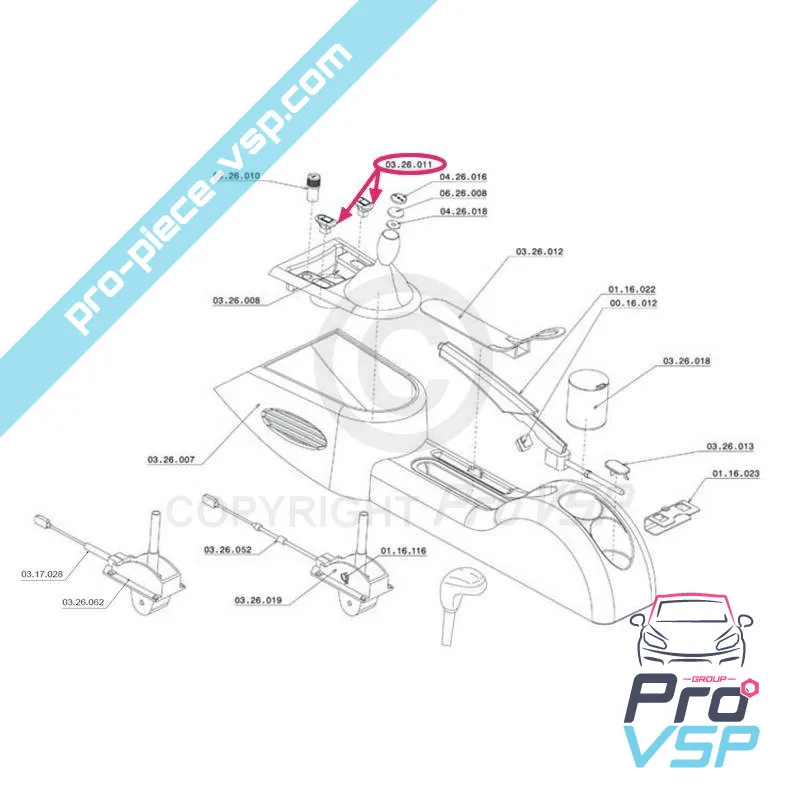 Interrupteur de lève vitre pour Chatenet CH26 , CH28 , CH30 , CH32 , Pick-up , Sporteevo