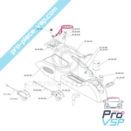 Ikkunanostokytkin Chatenet CH26 , CH28 , CH30 , CH32 , Pick-up , Sporteevo