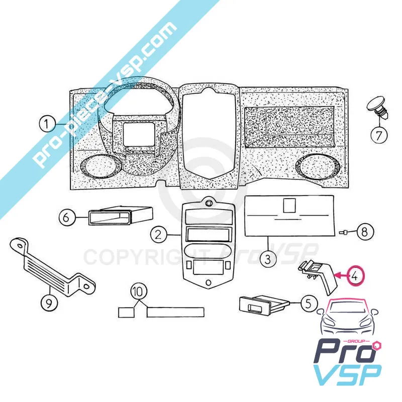 Glove box lock for Aixam