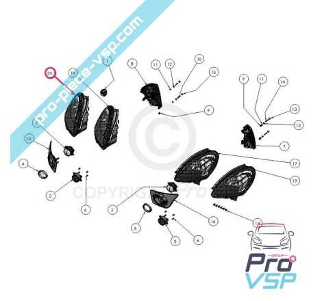 Right headlight (chrome bottom)