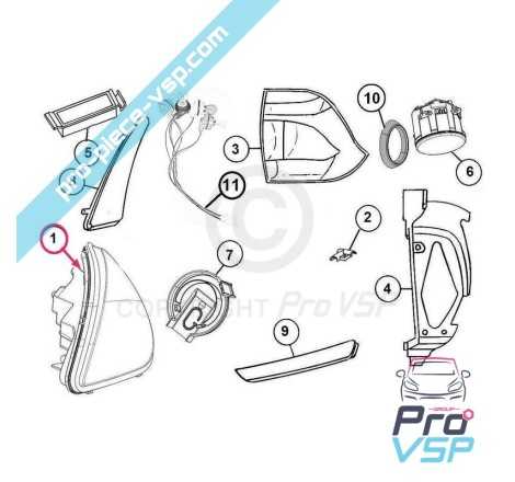 Phare gauche fond noir pour Aixam City , Roadline , Crossline , Scouty , Crossover , GTO , Impulsion