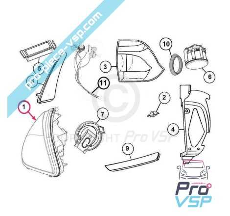 Phare droit fond noir pour Aixam City , Roadline , Crossline , Scouty , Crossover , GTO , Impulsion