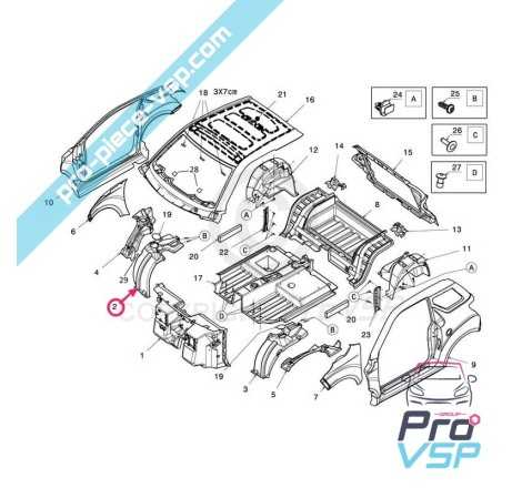 Passage de roue avant droit origine pour Ligier JS50 phase 1