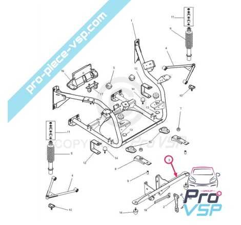 Soporte de motor delantero reforzado