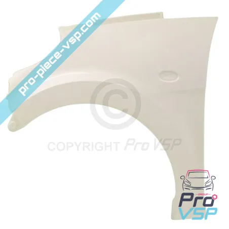 Aile avant gauche en fibre pour microcar mgo1 mgo2