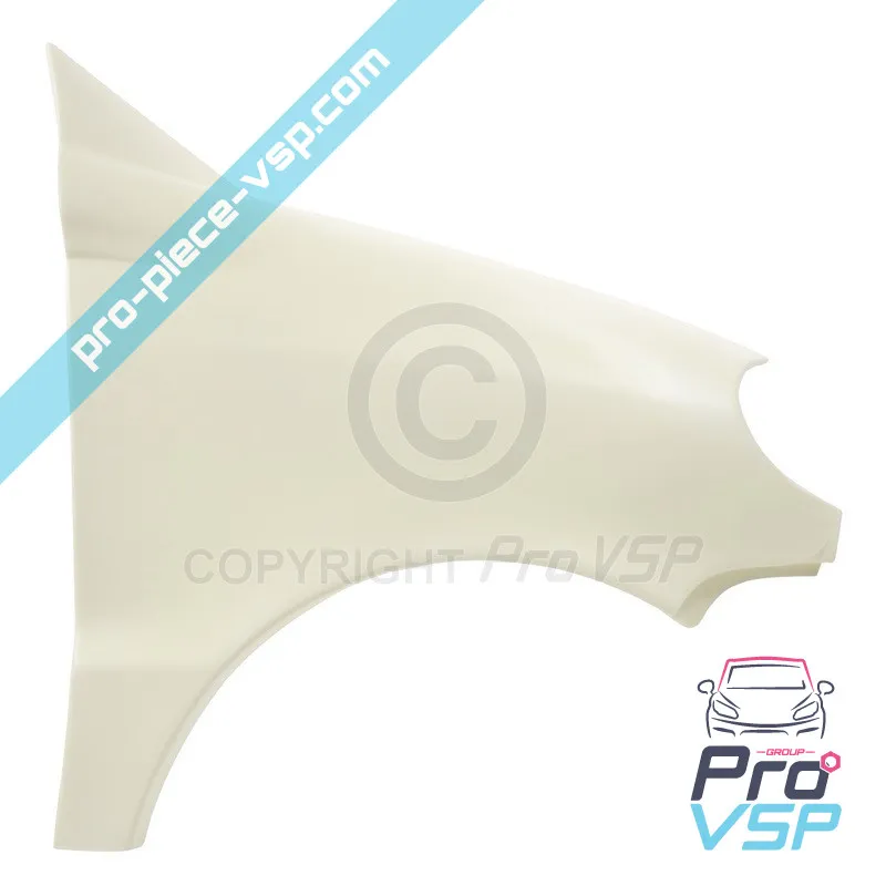 Aile avant droite adaptable en fibre pour Microcar Virgo 3