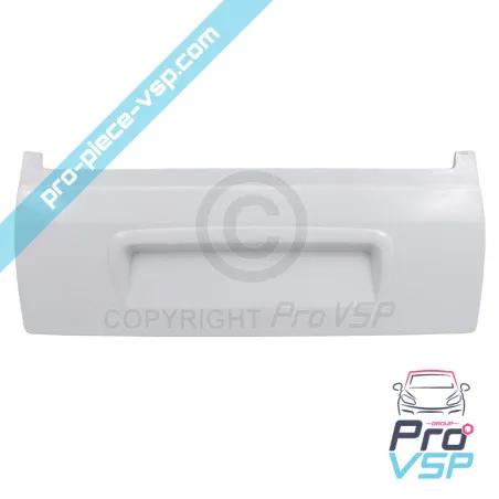 Exterior tailgate panel adaptable fiber for Microcar Virgo 3