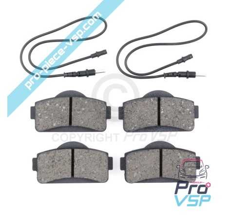 Pastilhas de freio dianteiras para ligier chatenet jdm