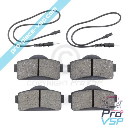 Pastilhas de freio dianteiras para ligier chatenet jdm