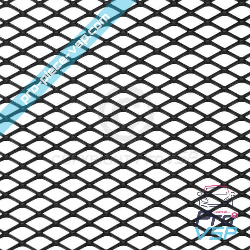 Grille universelle noire de pare choc