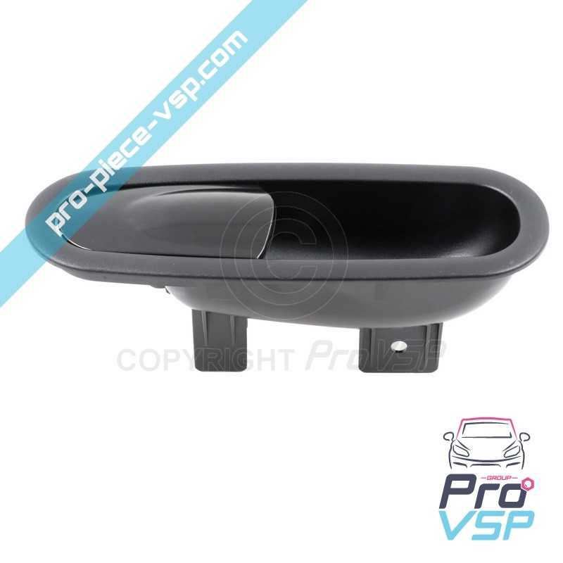 Mango de puerta interior negro