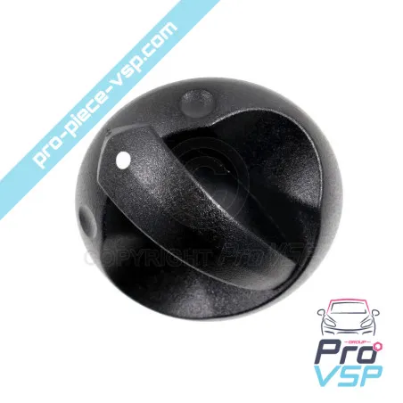 Central heating button origin for Aixam