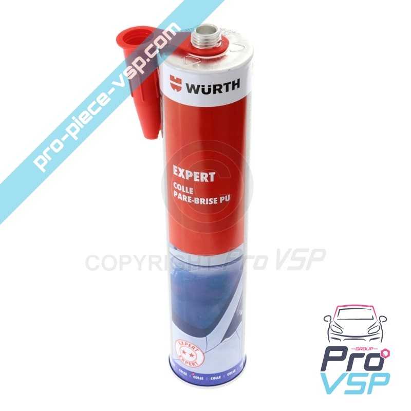 Glue with windshield or bodywork