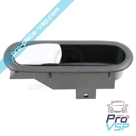 Chrome inner door handle for Aixam