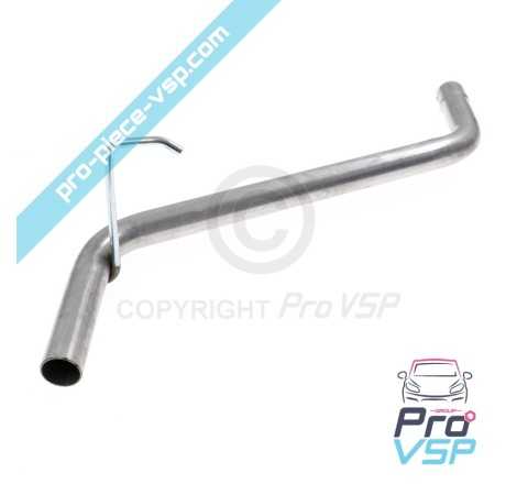 Rear exhaust pipe